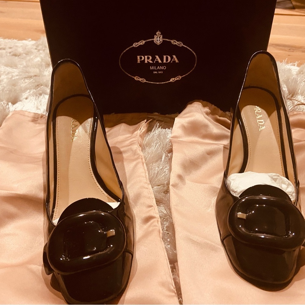 Prada Patent Leather Heel